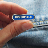 BIBLIOPHILE <br> Enamel Pin