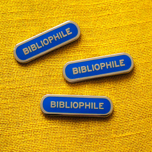 BIBLIOPHILE <br> Enamel Pin
