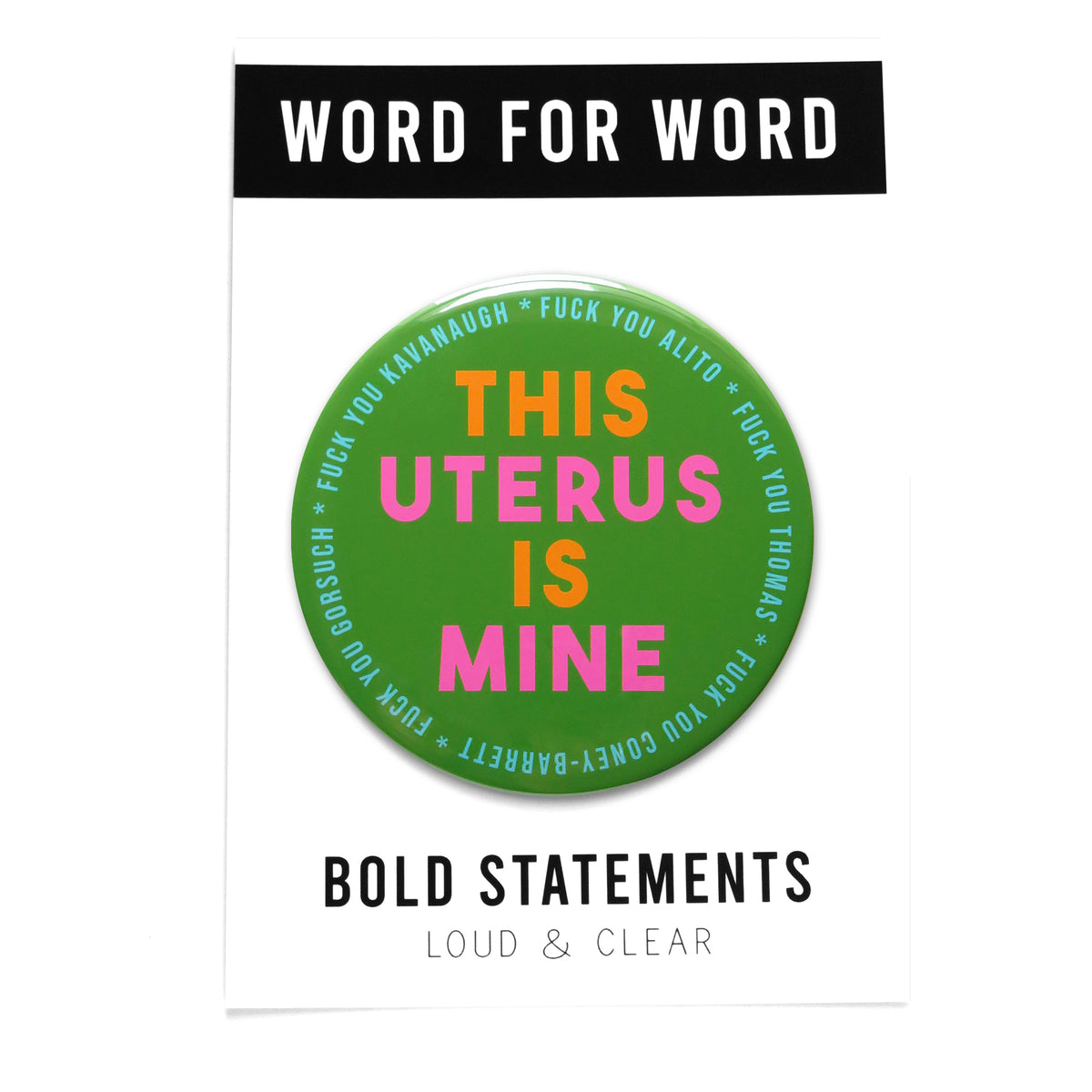 BOLD STATEMENTS BUTTONS Big 3