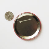 Back of 3" inch metal pinback button