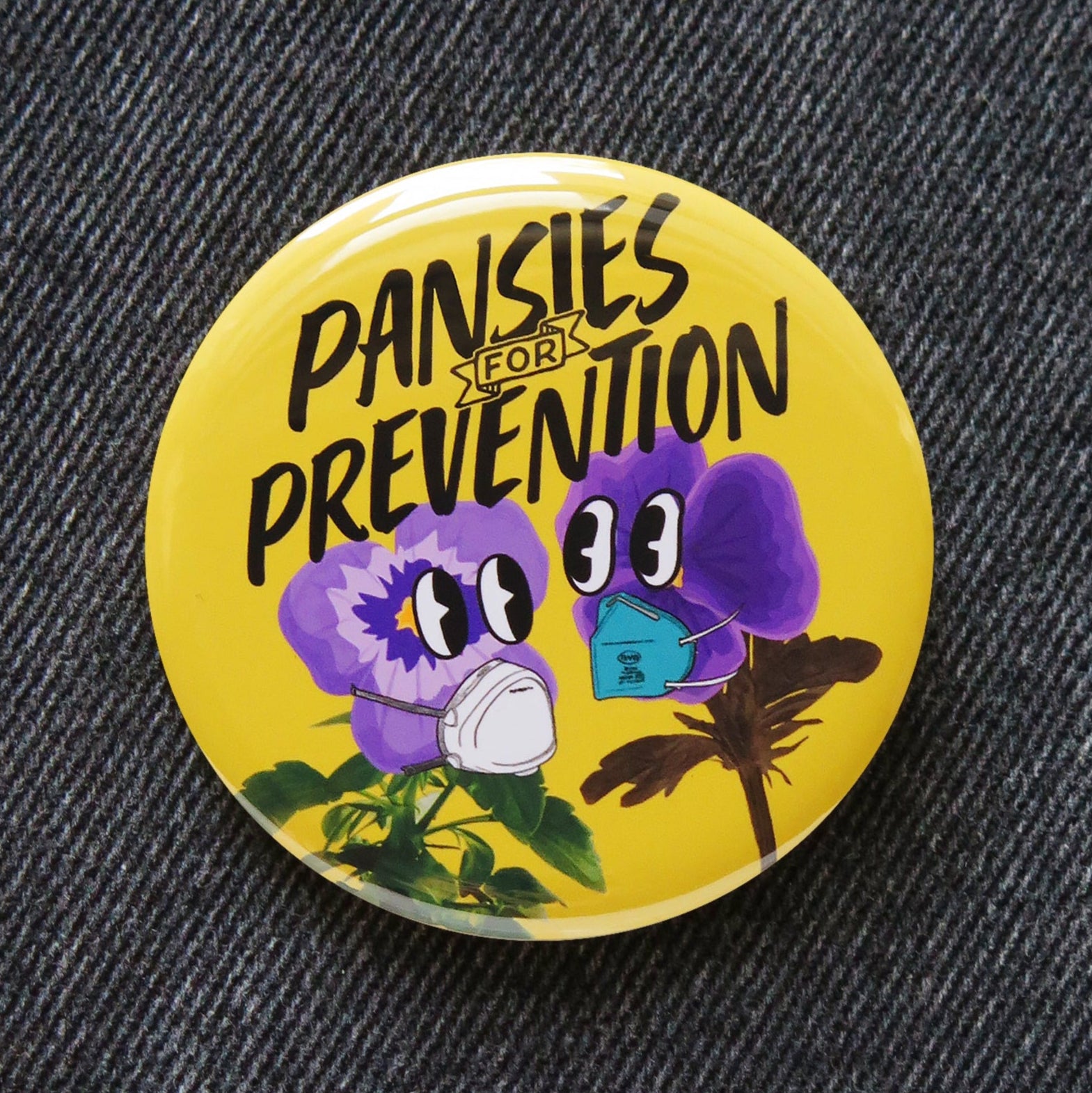 Yellow Back Button