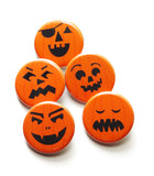 PUMPKIN JACK O'LANTERNS <br> Loose Pinback Buttons