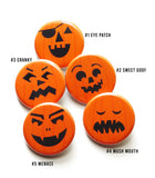 PUMPKIN JACK O'LANTERNS <br> Loose Pinback Buttons