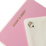 SHORT & SWEET Hot Foil Stamped Notecard Set