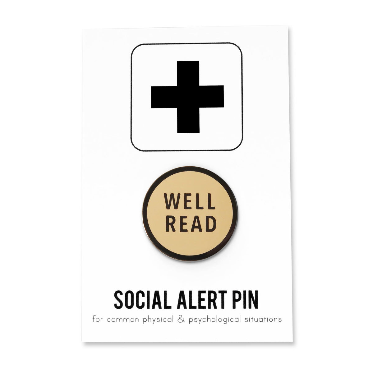 WELL READ Book Lover Enamel Pin Bibliophile gift – WORD FOR WORD Factory