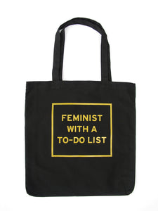 FEMINIST WITH A TO-DO LIST Tote Bag