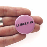LEZBRARIAN <br> Pinback Button