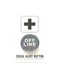 OFFLINE <br> Pinback Button