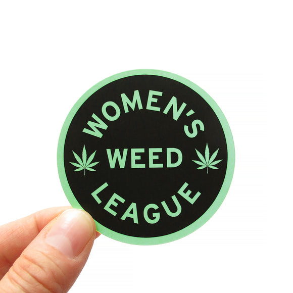 WOMEN'S WEED LEAGUE <br> Cannabis Sticker